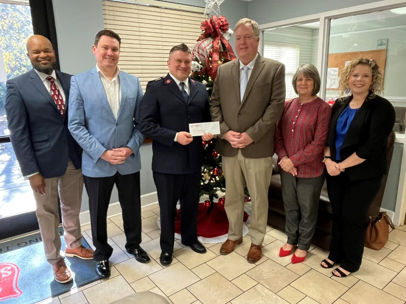 HFI DONATES $200,000 TO DUMAS WESLEY, THE SALVATION ARMY