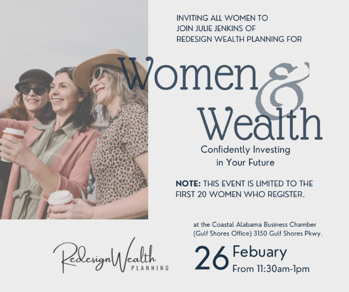 WOMEN & WEALTH LUNCH & LEARN COMING UP