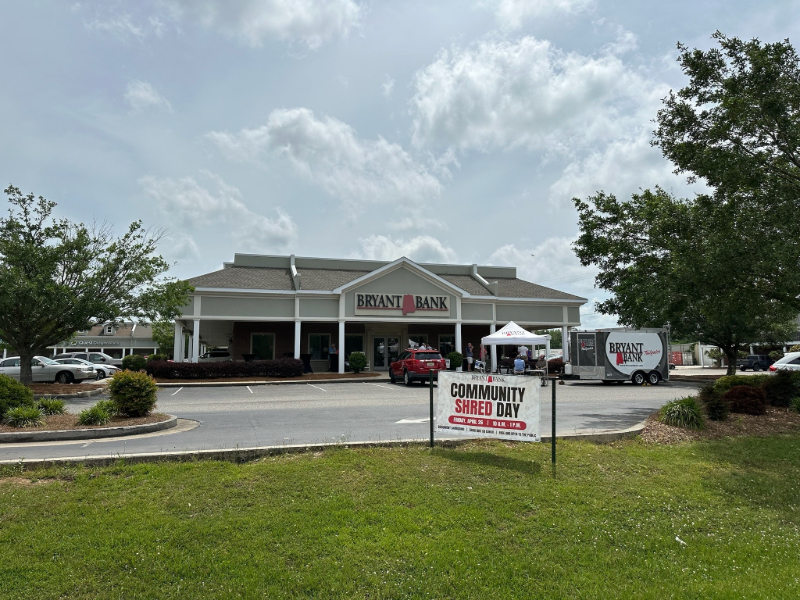 BRYANT BANK SHRED DAY COMING UP