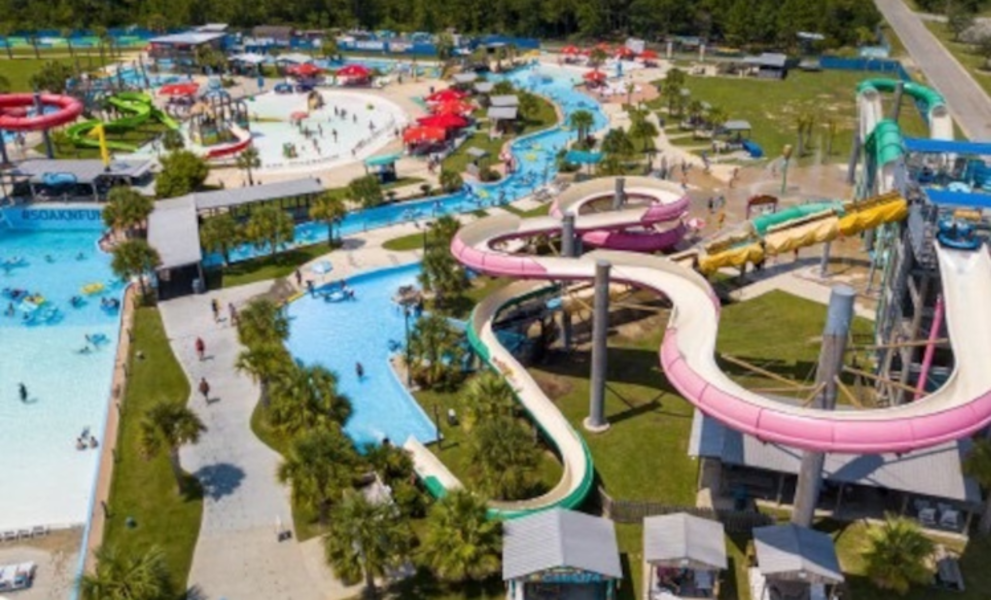 Mobile County officials announced a partnership with Leisure Sports
and Recreation Group Thursday for creation of "Jubilee Park," a $60
million water park next to the county's forthcoming aquatic center and
soccer complex. (Photo courtesy Leisure Sports and Recreation)Leisure
Sports and Recreation