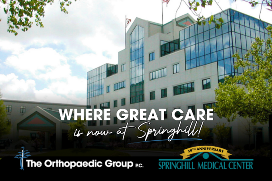 THE ORTHOPAEDIC GROUP PARTNERS WITH SPRINGHILL MEDICAL CENTER