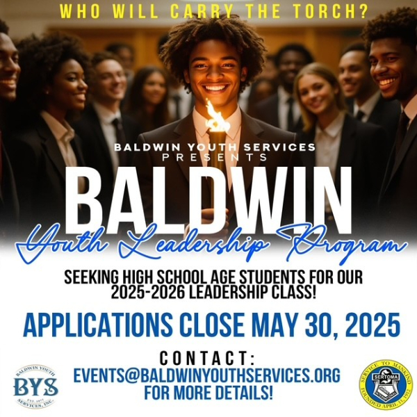 BALDWIN YOUTH SERVICES OFFERS PROGRAM, SCHOLARSHIPS FOR HIGH SCHOOLERS