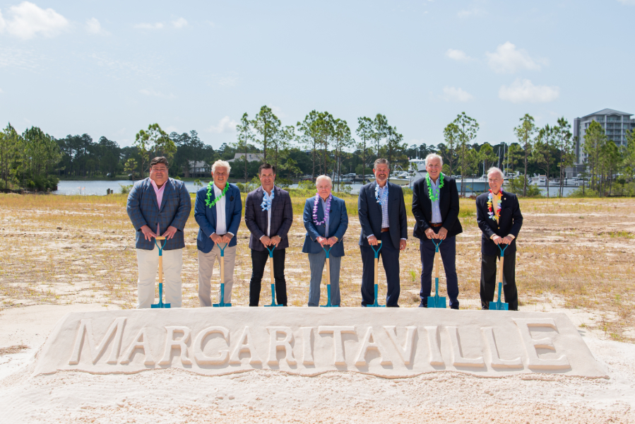 GROUND BROKEN FOR MARGARITAVILLE RESORT AT THE WHARF
