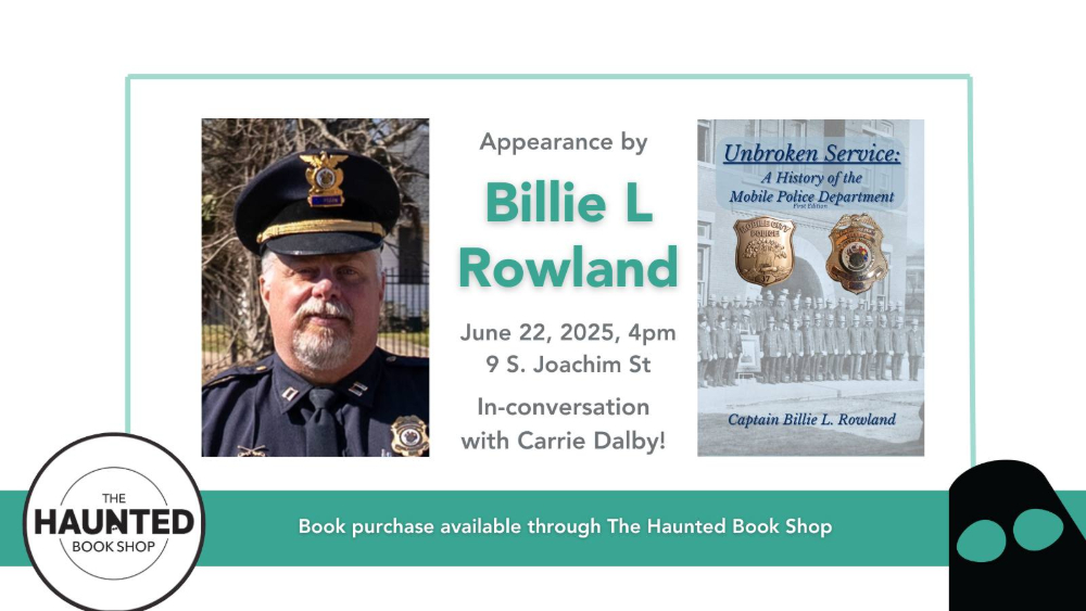 ROWLAND, DALBY COMING TO HAUNTED BOOK SHOP