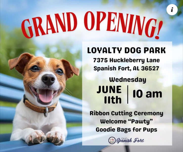 SPANISH FORT OPENS DOG PARK__