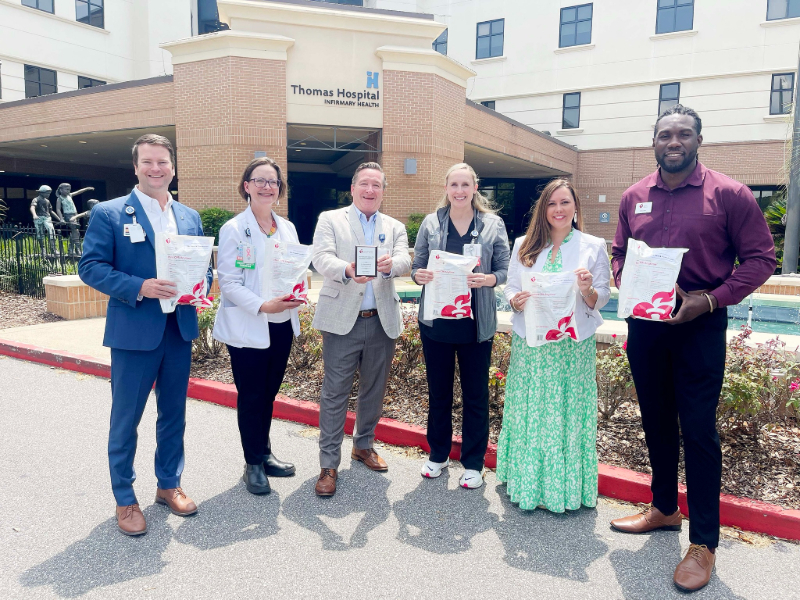 THOMAS HOSPITAL RECEIVES 50 INFANT CPR KITS