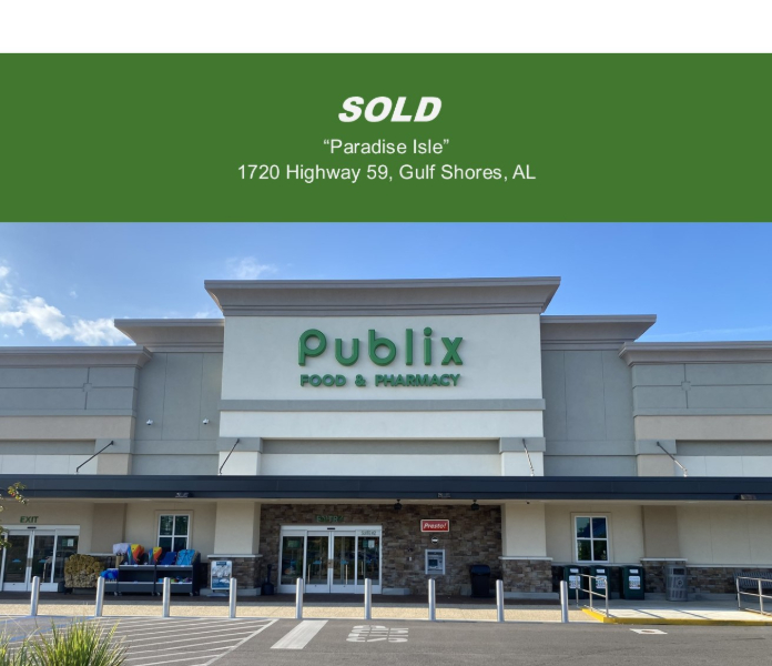 GULF SHORES’ PARADISE ISLE SHOPPING CENTER SOLD