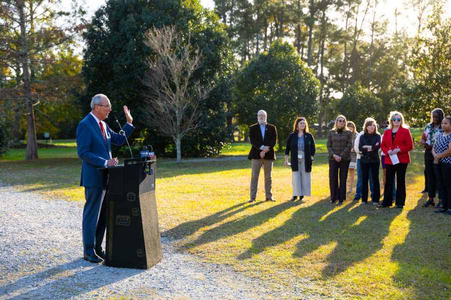 CITY OF MOBILE CUTS RIBBON ON GREENWAY TRAIL, JAPANESE GARDEN UPGRADES