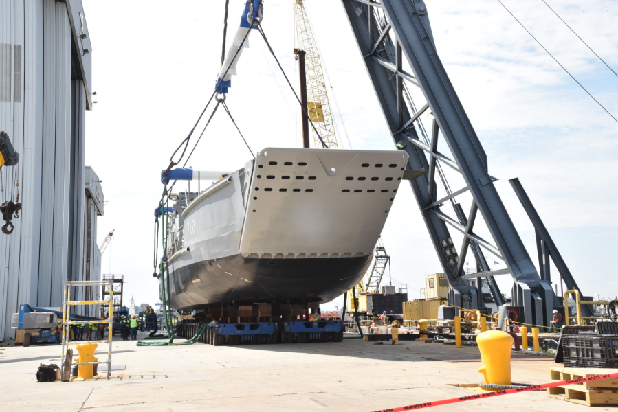 AUSTAL LAUNCHES FIRST LCU
