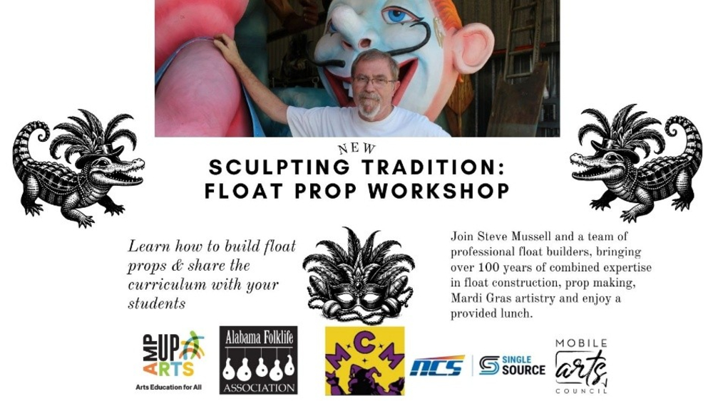 MARDI GRAS FLOAT PROP WORKSHOP COMING TO MAC GALLERY