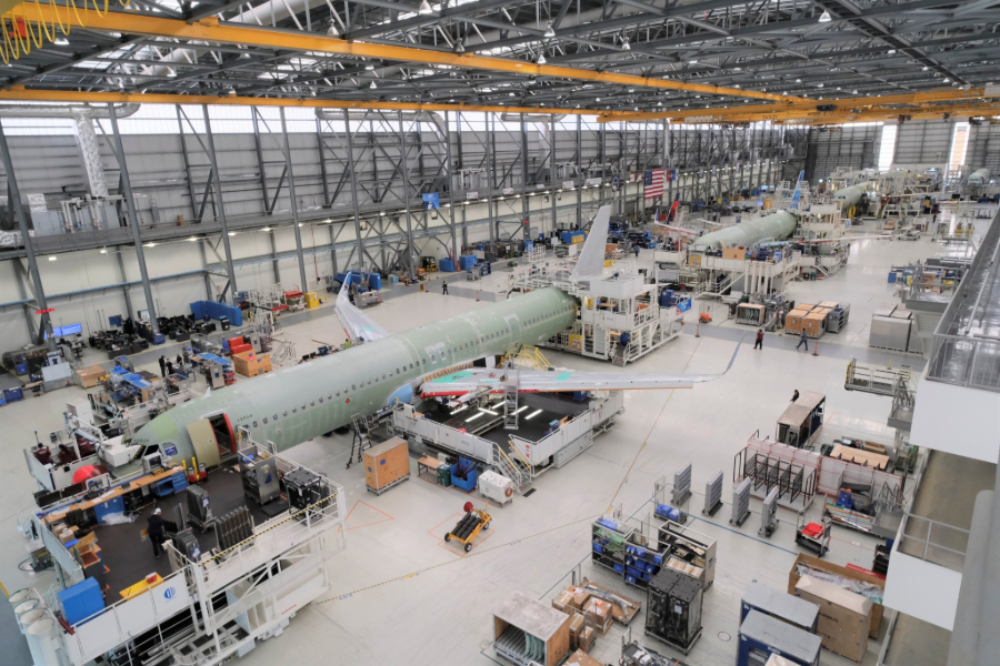 AIRBUS OPENS THIRD FAL