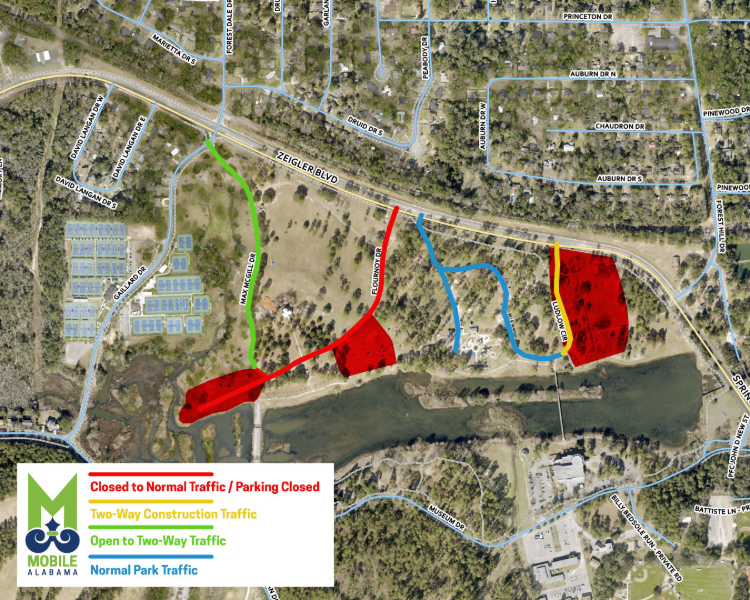 TEMPORARY PARKING, TRAFFIC CHANGES TO LANGAN PARK