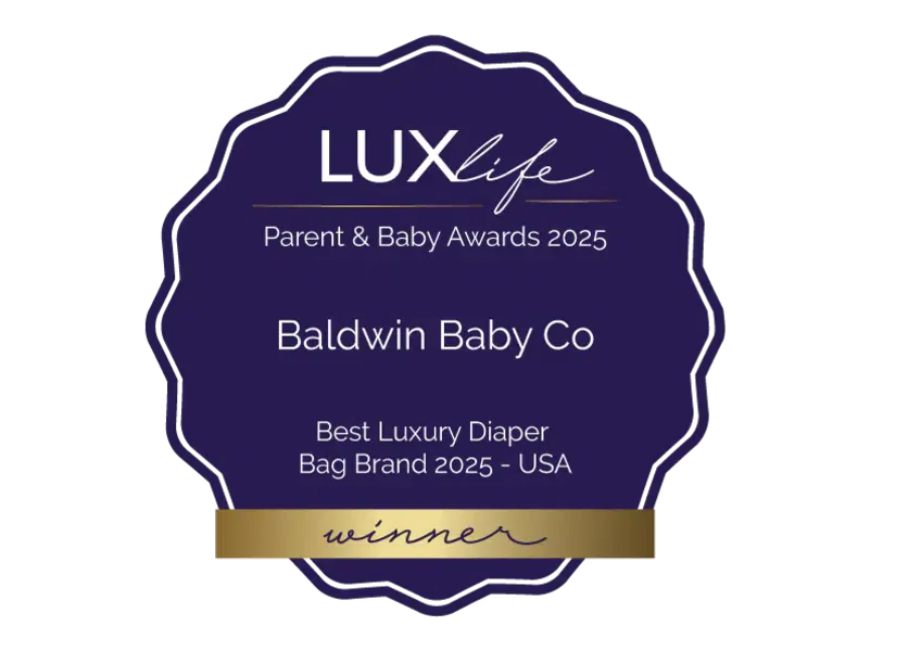BALDWIN BABY NAMED BEST LUXURY DIAPER BAG BRAND BY LUXLIFE