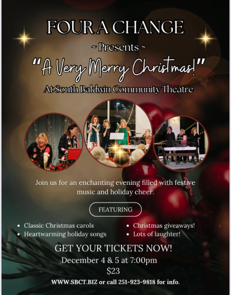 FOUR A CHANGE CHRISTMAS CONCERT ANNOUNCED