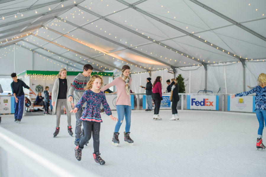 ICE SKATING RINK NOW OPEN AT THE WHARF