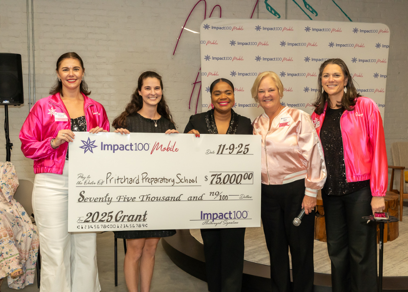 IMPACT100 MOBILE DONATES TO PRICHARD PREP, FEEDING THE GULF COAST