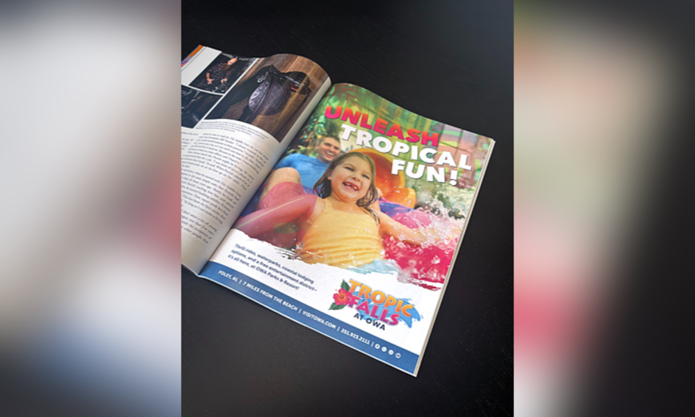 OWA Parks & resort Wins award for print ad campaign