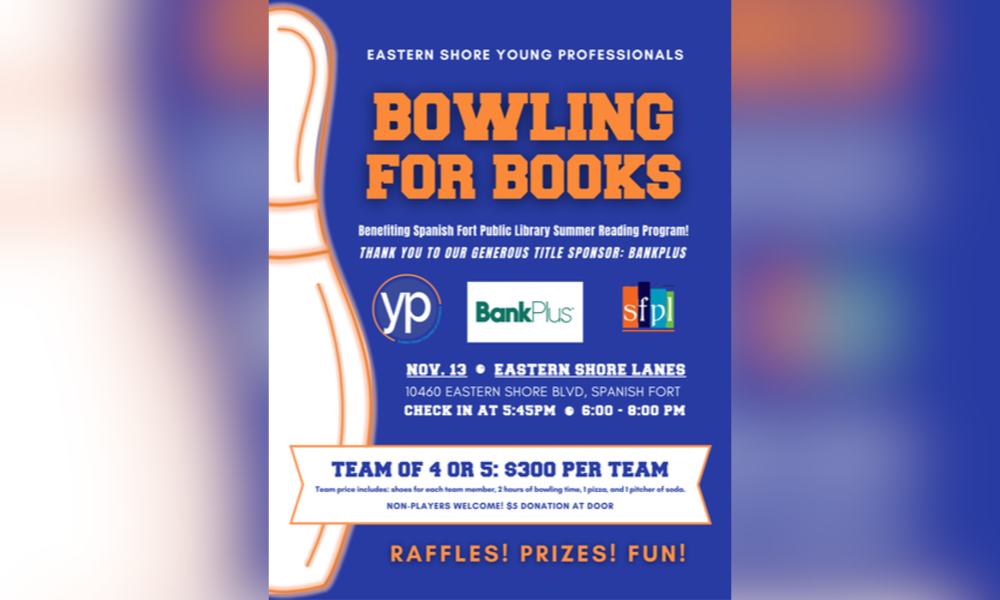 bowling for books Announced for spanish fort