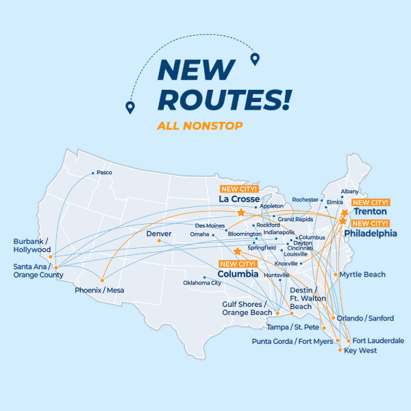 ALLEGIANT ADDS FLIGHTS TO GULF SHORES