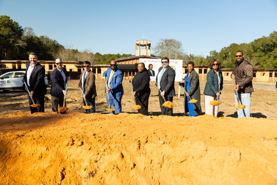 MOBILE BREAKS GROUND ON AFFORDABLE HOUSING DEVELOPMENT