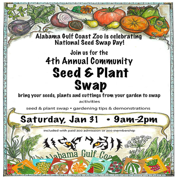 SEED & PLANT SWAP COMING TO GULF SHORES ZOO