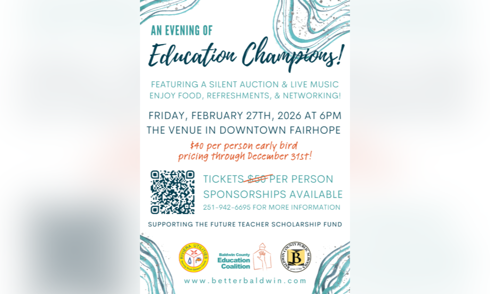 evening of education champions coming to fairhope