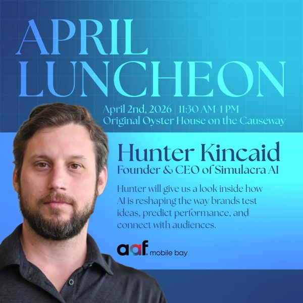 AAF MOBILE BAY APRIL LUNCHEON TO FOCUS ON AI