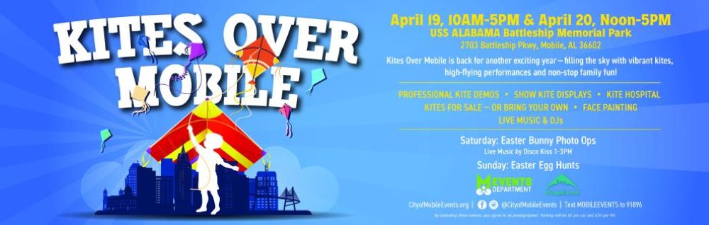KITES OVER MOBILE RETURNS ON APRIL 18-19