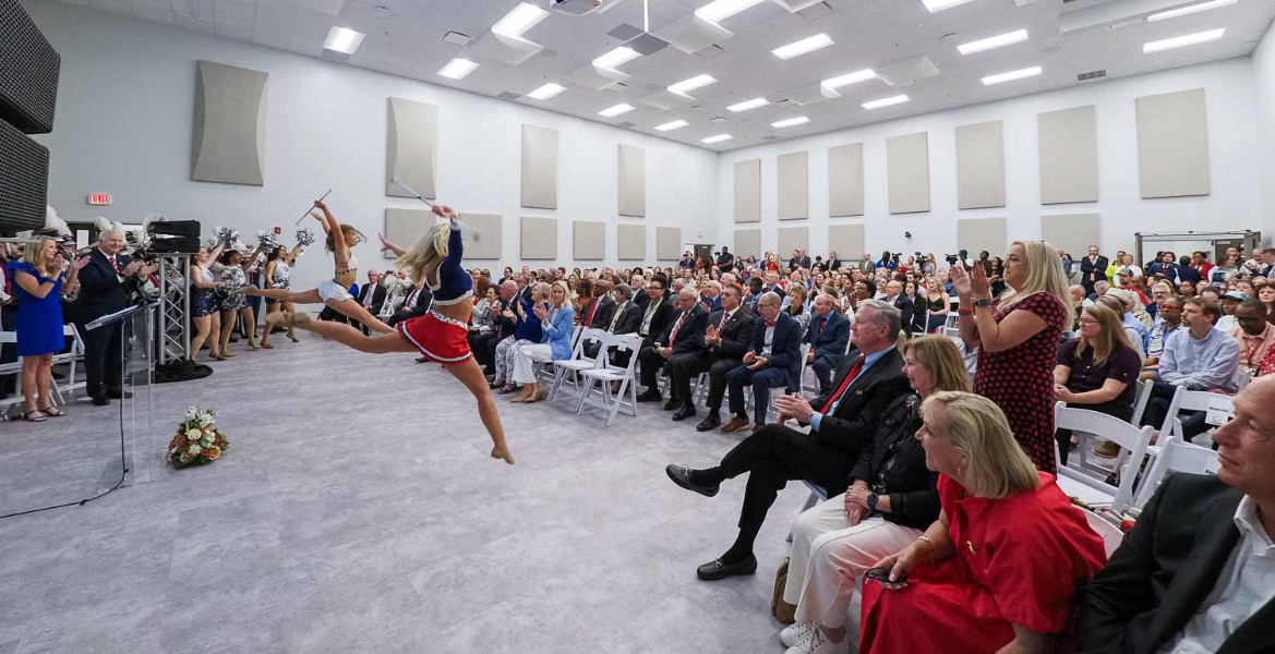 USA DEDICATES MARCHING BAND COMPLEX