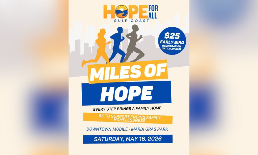 hope for all gulf coast announces skfamily run event