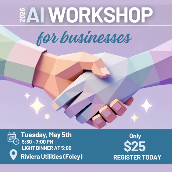 AI FOR BUSINESSES WORKSHOP COMING TO FOLEY