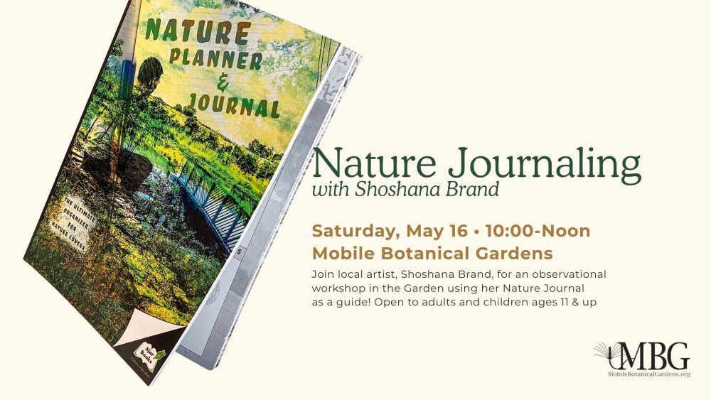 NATURE JOURNALING WORKSHOP COMING TO MBG