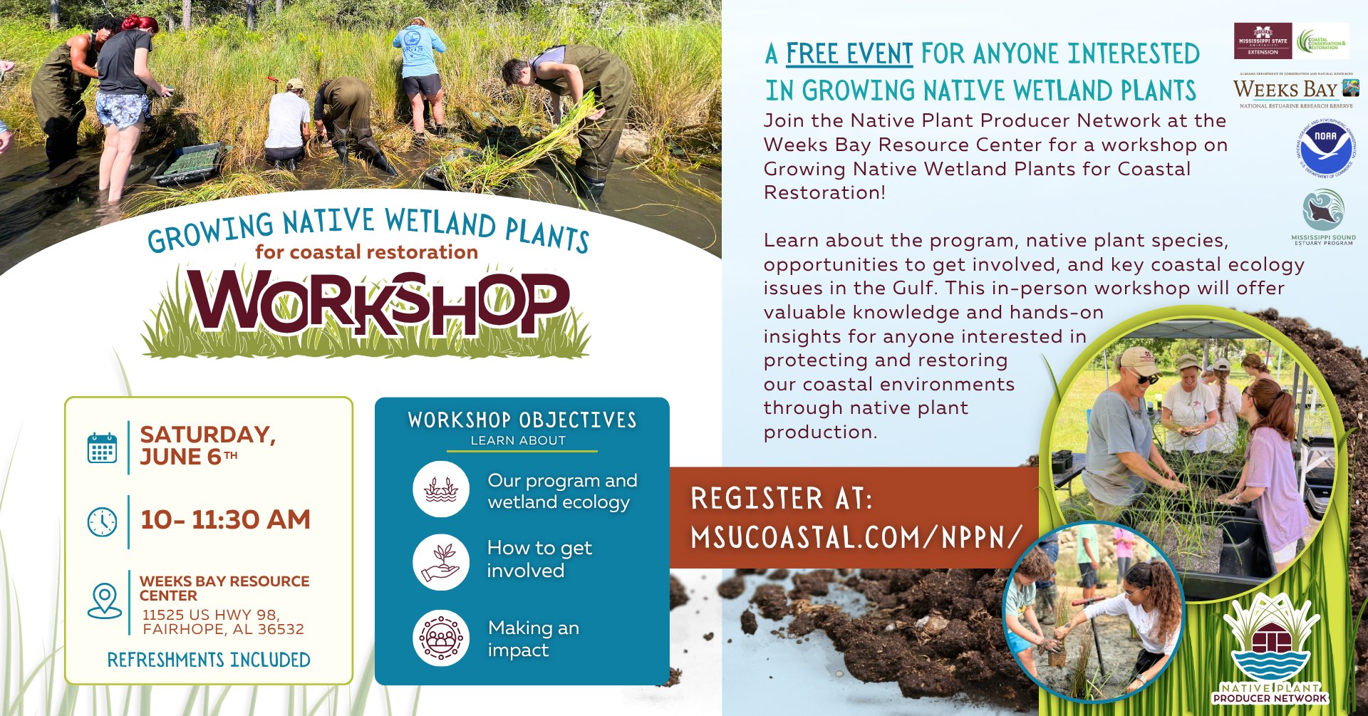 GROWING NATIVE PLANTS WORKSHOP SET FOR JUNE 6