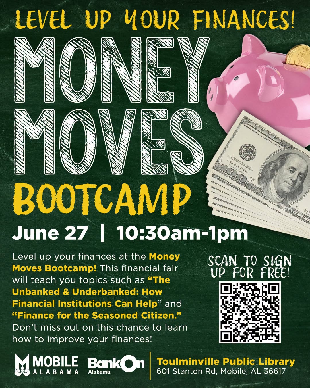 Money Moves Bootcamp Returns June 27
