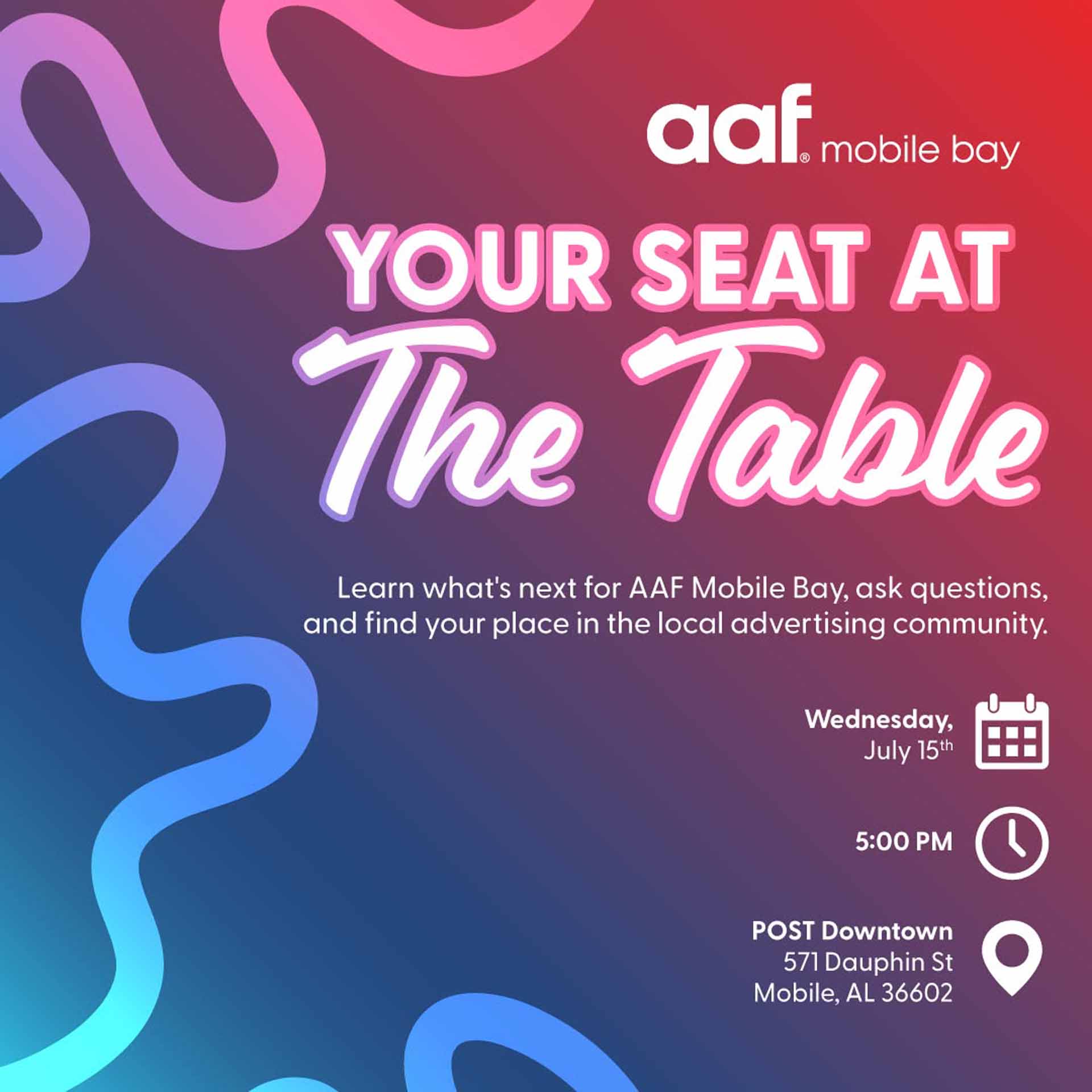 AAF Mobile Bay To Host Informational Session On July 15