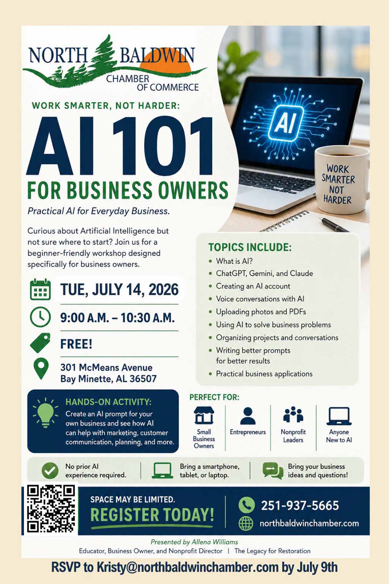 North Baldwin Chamber Announces AI 101