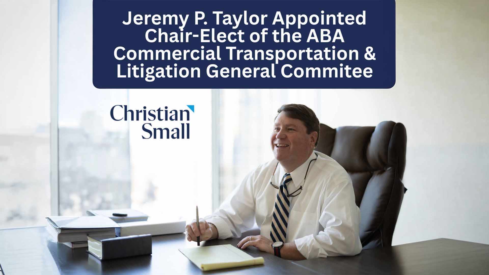 christian & small’s taylor named chair-elect for state committee