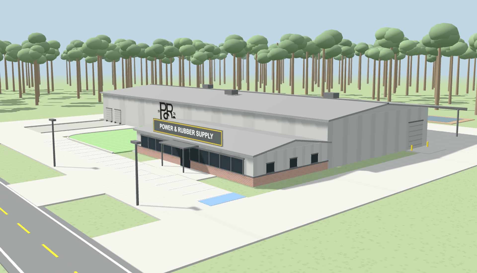 power and rubber supply to expand in axis