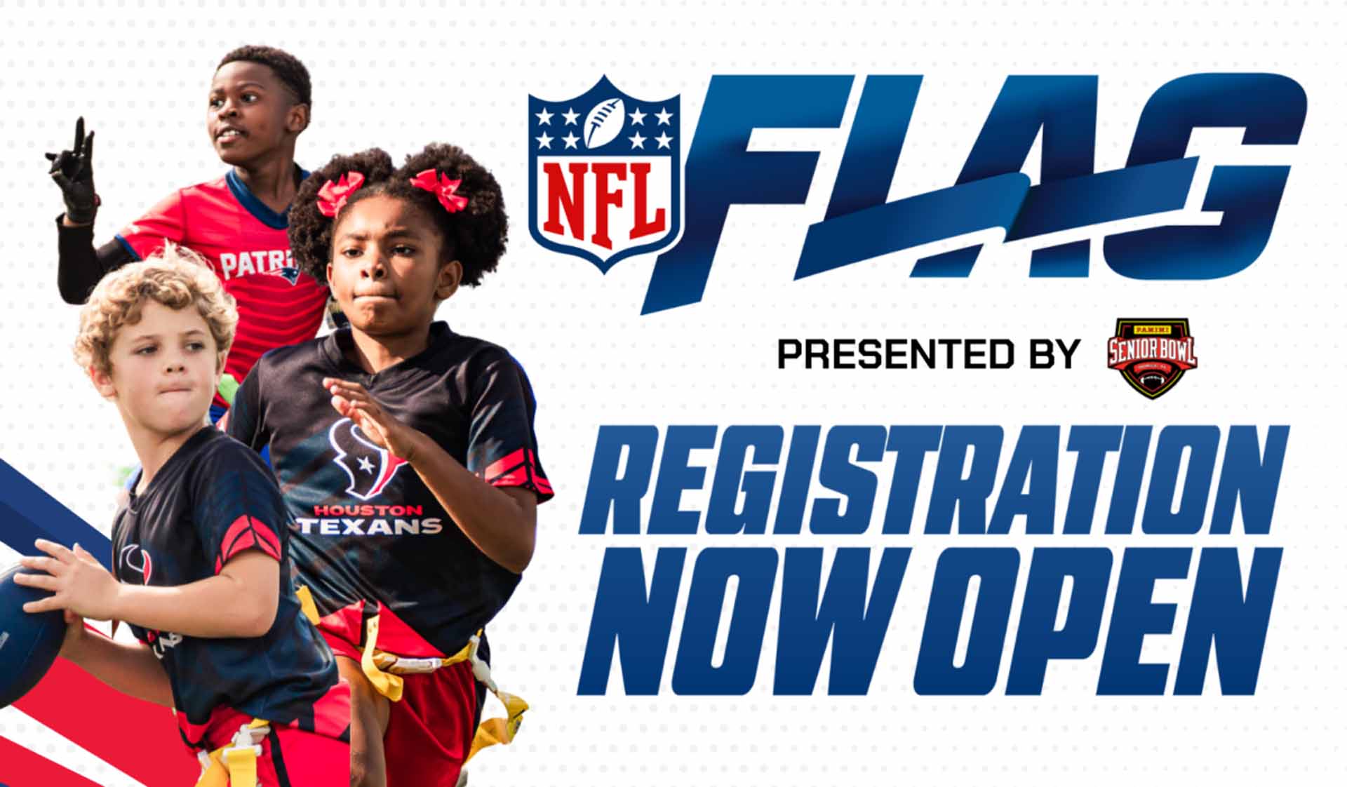 registration opens for senior bowl nfl flag football league