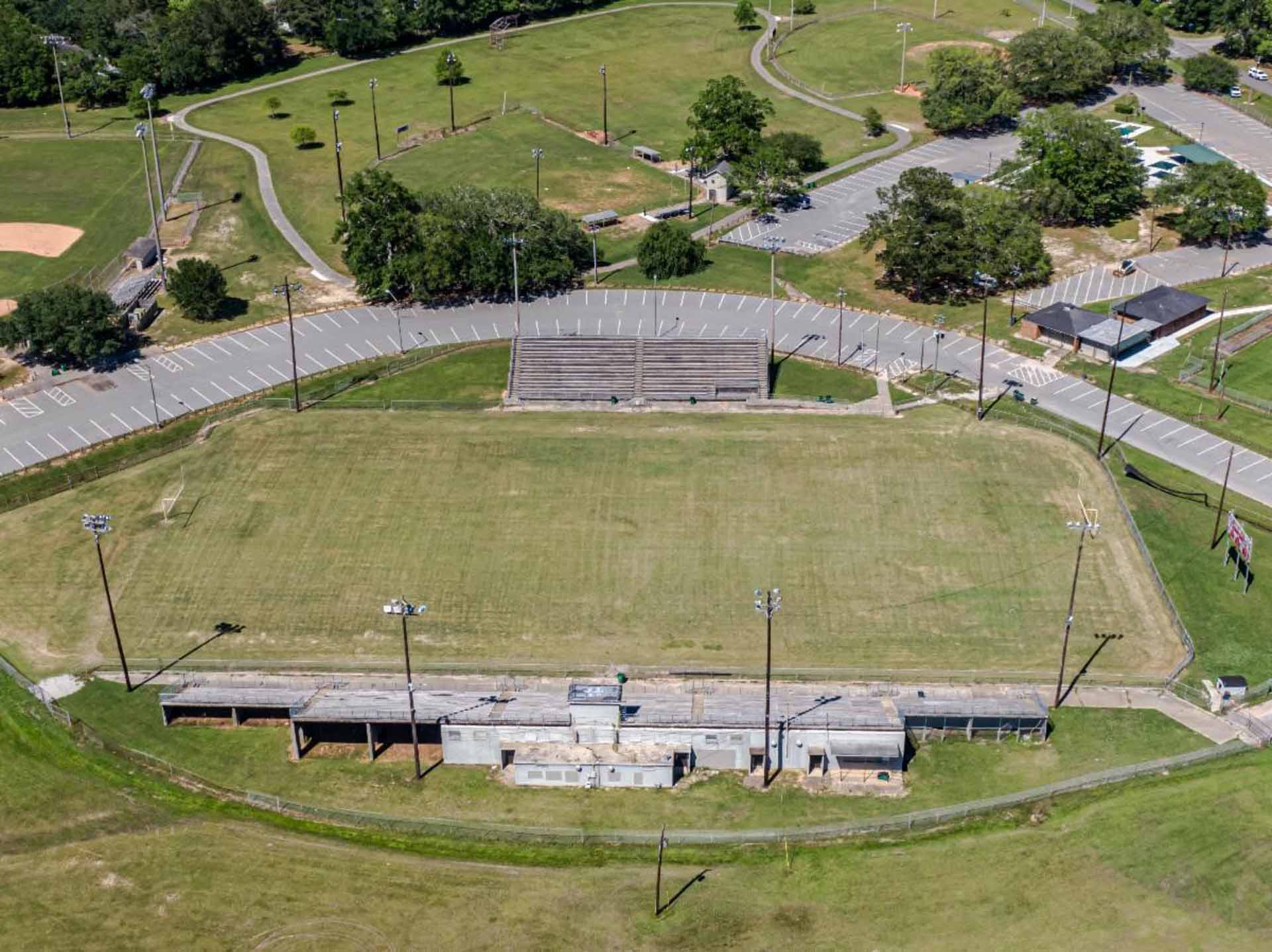 updates begin at trimmier park football stadium