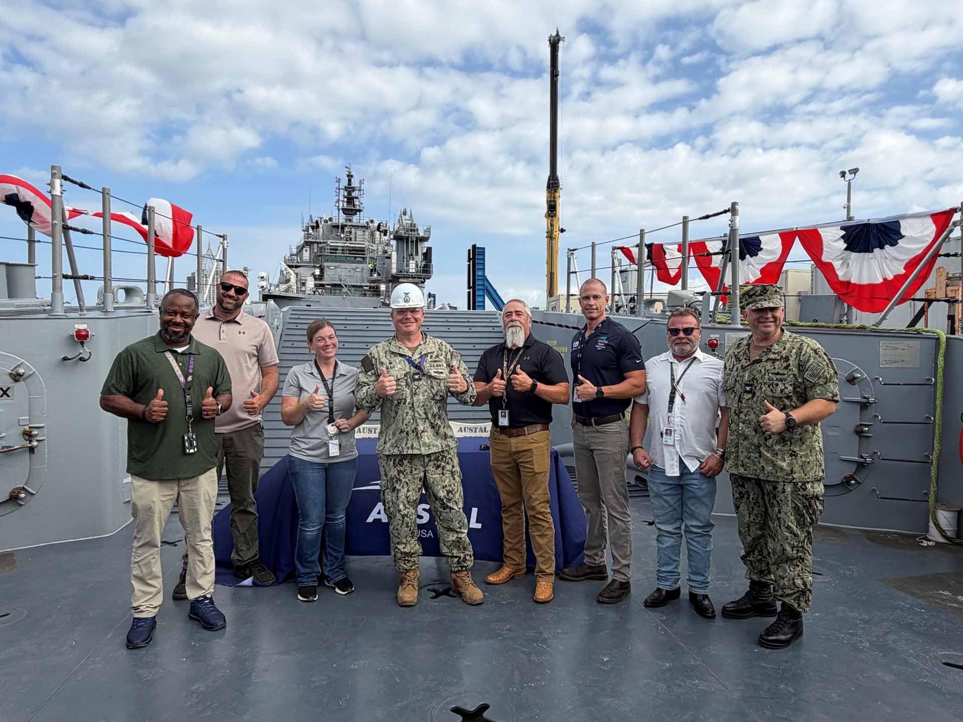 Austal USA Delivers Its First Steel Ship To Navy