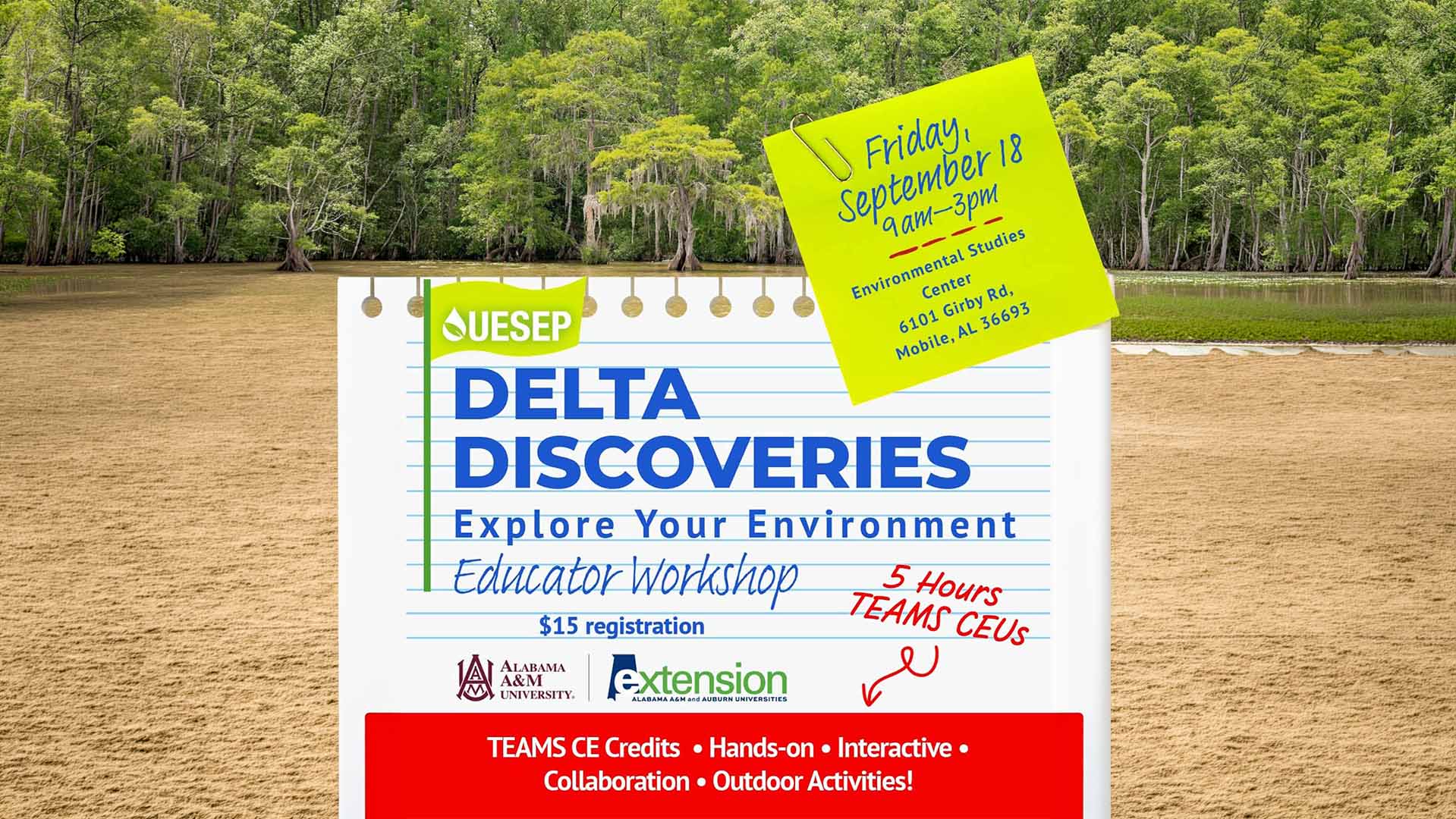 Delta Discoveries Workshop Announced