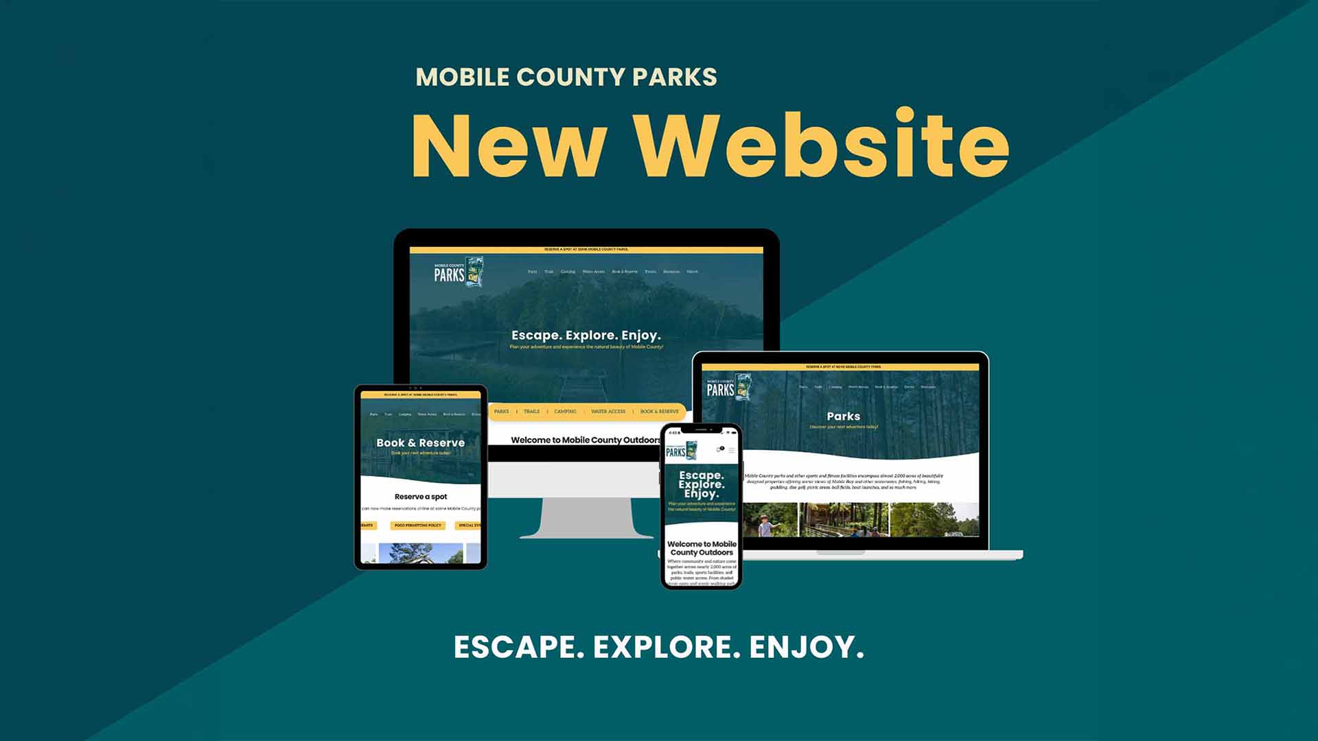 New Mobile County Parks & Recreation Website