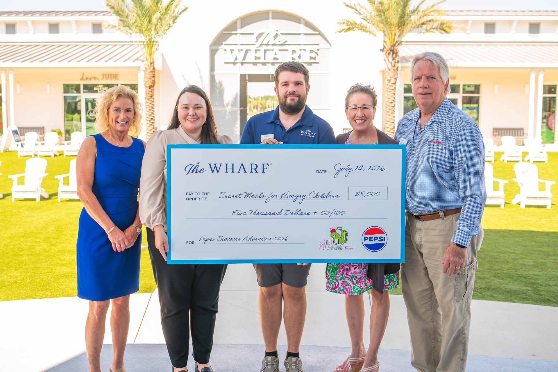 THE WHARF, PEPSI DONATE TO HUNGRY CHILDREN PROGRAM