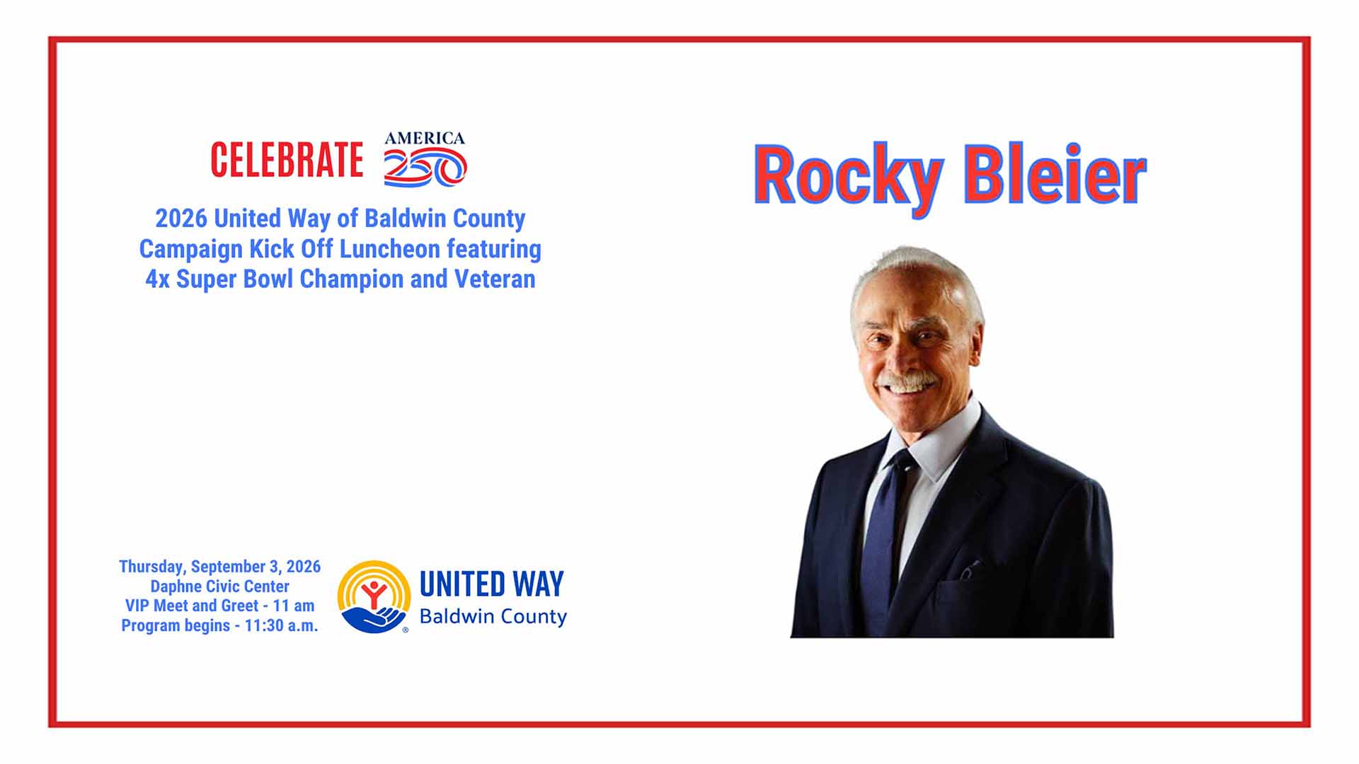 United Way Of Baldwin County Announces Kickoff Luncheon