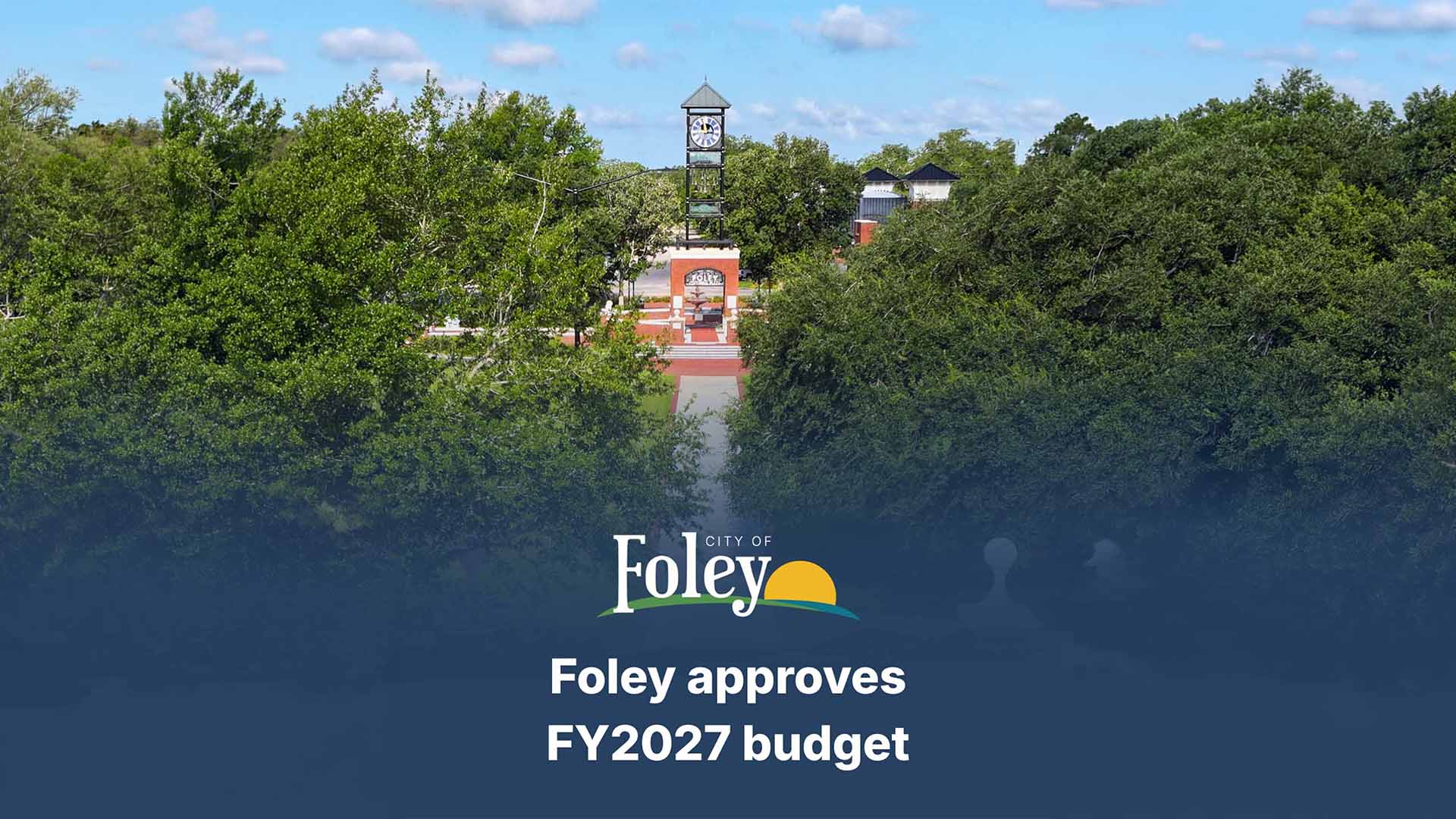Foley Approves Budget