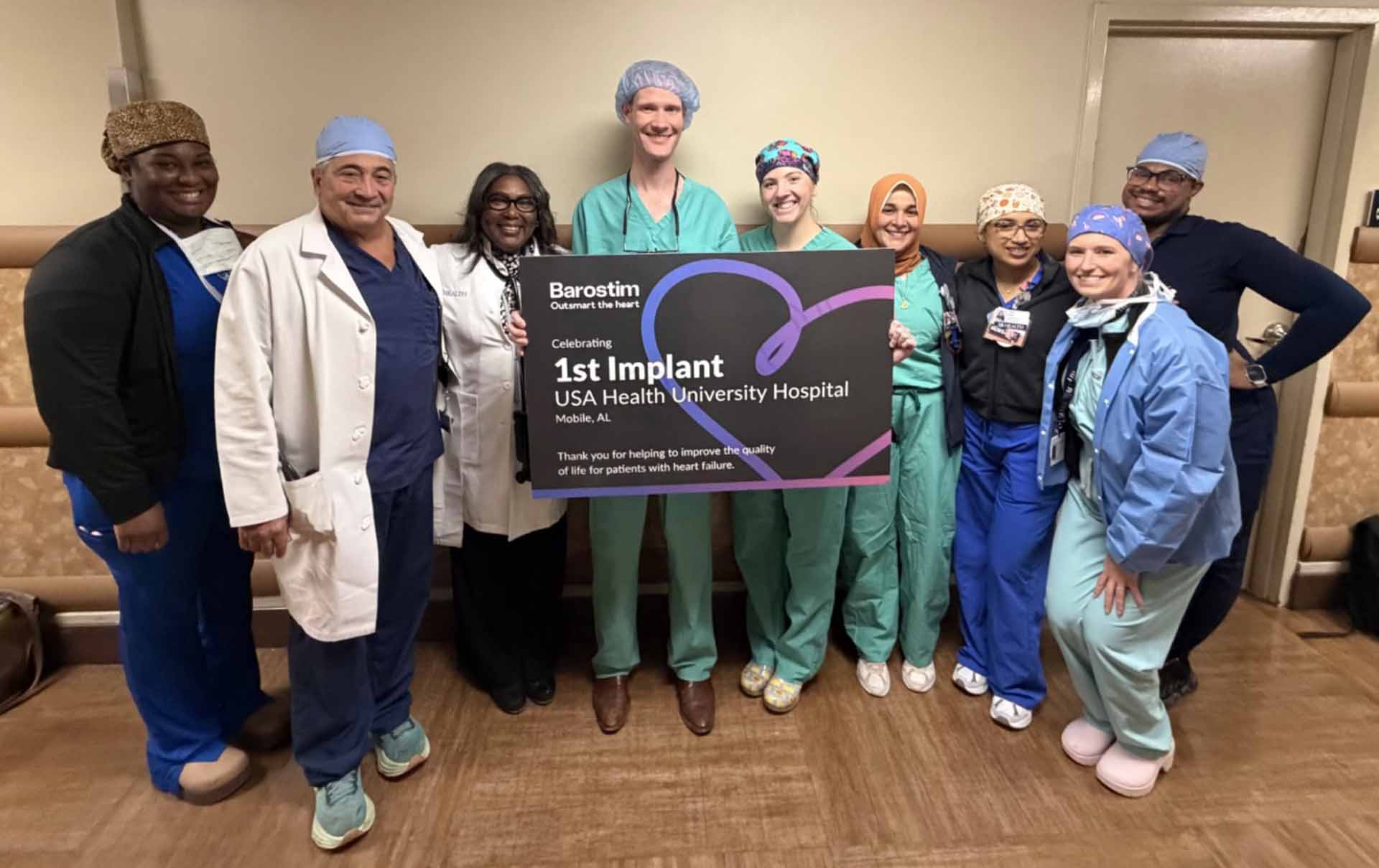 USA Health Performs System-First Barostim Procedure