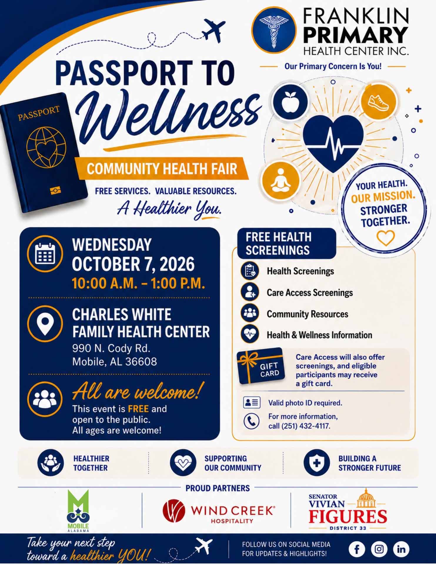 Franklin Primary Health Center Hosting Wellness Event