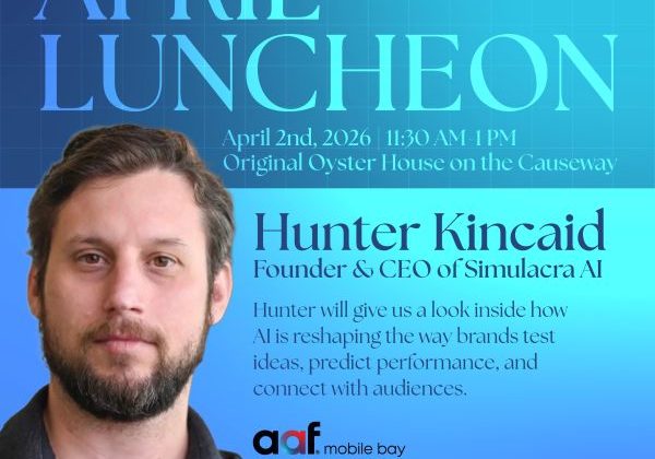 AAF MOBILE BAY APRIL LUNCHEON TO FOCUS ON AI