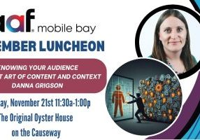 AAF MOBILE BAY NOVEMBER LUNCHEON TO BE HELD NOVEMBER 21